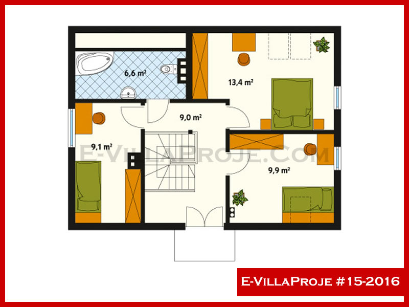 Gazbeton Çelik Ev 167 m² Dubleks (4+1) - Görsel 3