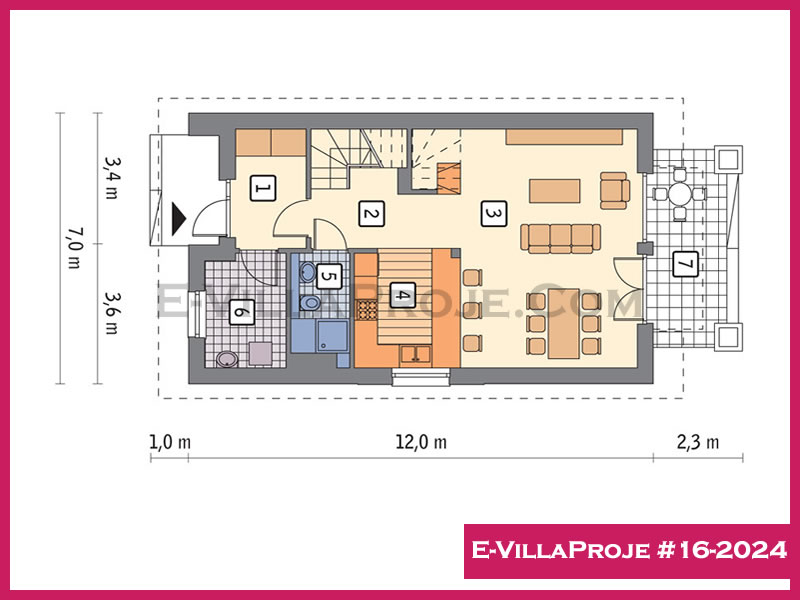 Gazbeton Çelik Ev 167 m² Dubleks (4+1) - Görsel 2