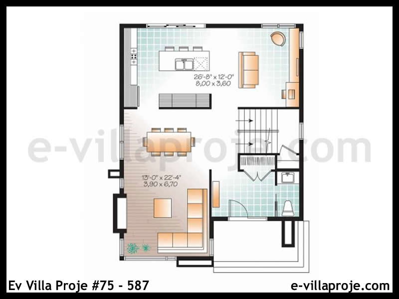 Gazbeton Çelik Ev 167 m² Dubleks (4+1) - Görsel 2