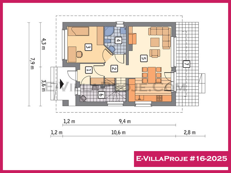 Gazbeton Çelik Ev 167 m² Dubleks (4+1) - Görsel 2