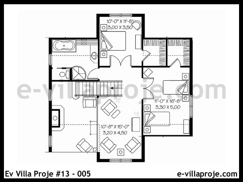 Gazbeton Çelik Ev 169 m² Dubleks (4+1) - Görsel 3
