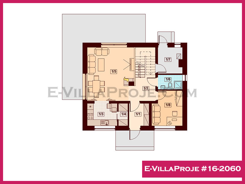 Gazbeton Çelik Ev 169 m² Dubleks (4+1) - Görsel 2