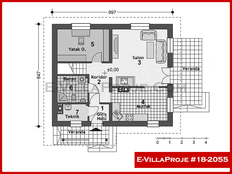 Gazbeton Çelik Ev 169 m² Dubleks (4+1) - Görsel 2