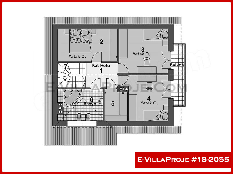 Gazbeton Çelik Ev 169 m² Dubleks (4+1) - Görsel 3