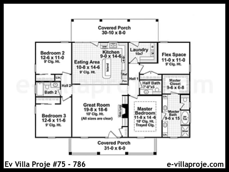 Gazbeton Çelik Ev 169 m² Tek Katlı (4+1) - Görsel 2