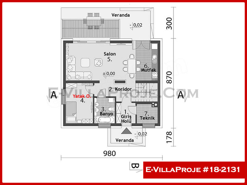 Gazbeton Çelik Ev 170 m² Dubleks (4+1) - Görsel 2