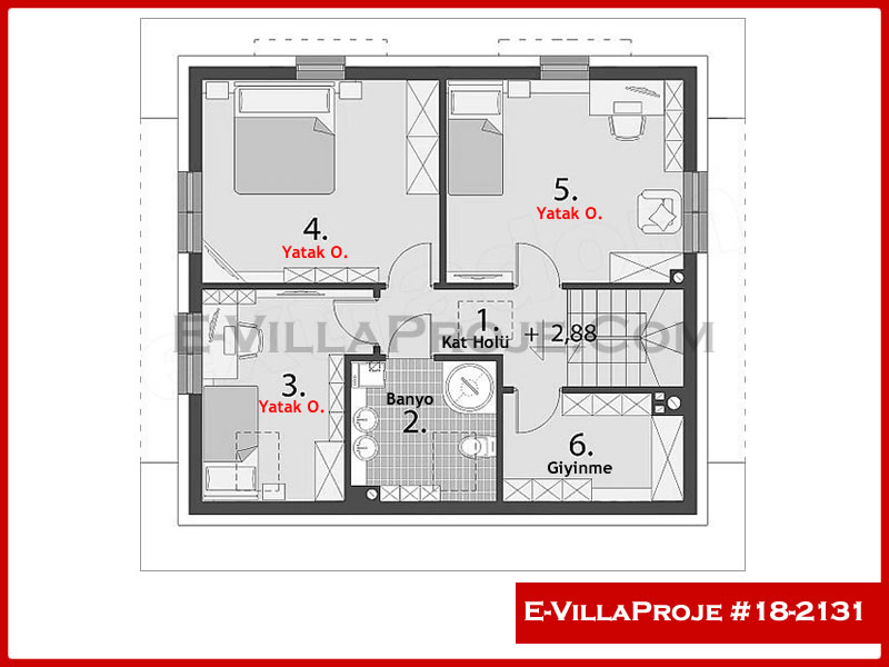 Gazbeton Çelik Ev 170 m² Dubleks (4+1) - Görsel 3
