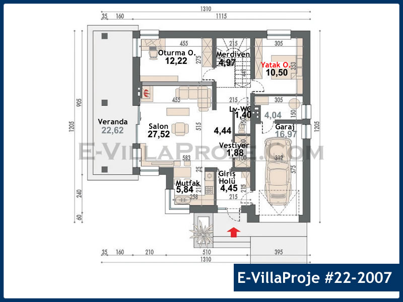 Gazbeton Çelik Ev 170 m² Dubleks (4+1) - Görsel 2