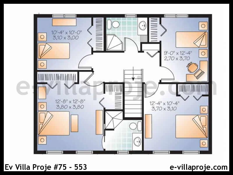 Gazbeton Çelik Ev 171 m² Dubleks (4+1) - Görsel 3