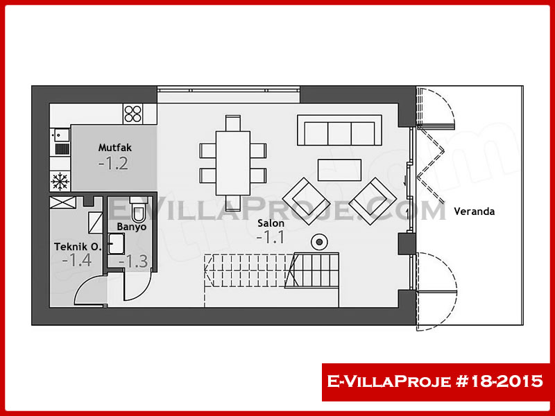 Gazbeton Çelik Ev 171 m² Dubleks (4+1) - Görsel 5