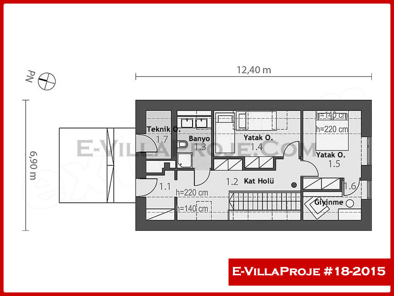 Gazbeton Çelik Ev 171 m² Dubleks (4+1) - Görsel 2
