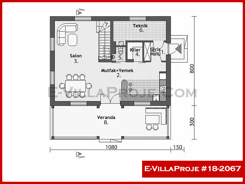 Gazbeton Çelik Ev 173 m² Dubleks (4+1) - Görsel 2