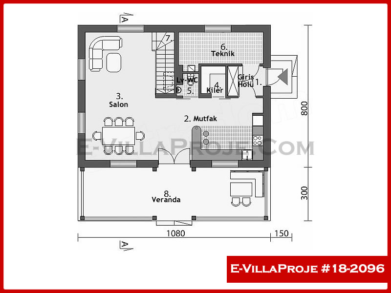 Gazbeton Çelik Ev 173 m² Dubleks (4+1) - Görsel 2