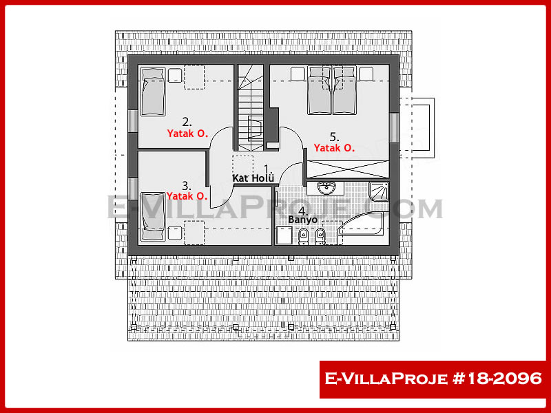 Gazbeton Çelik Ev 173 m² Dubleks (4+1) - Görsel 3