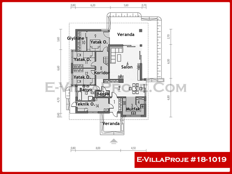 Gazbeton Çelik Ev 173 m² Tek Katlı (4+1) - Görsel 2