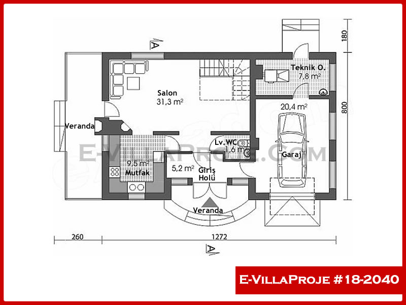 Gazbeton Çelik Ev 174 m² Dubleks (4+1) - Görsel 2