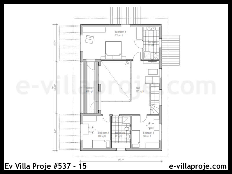 Gazbeton Çelik Ev 174 m² Dubleks (4+1) - Görsel 3