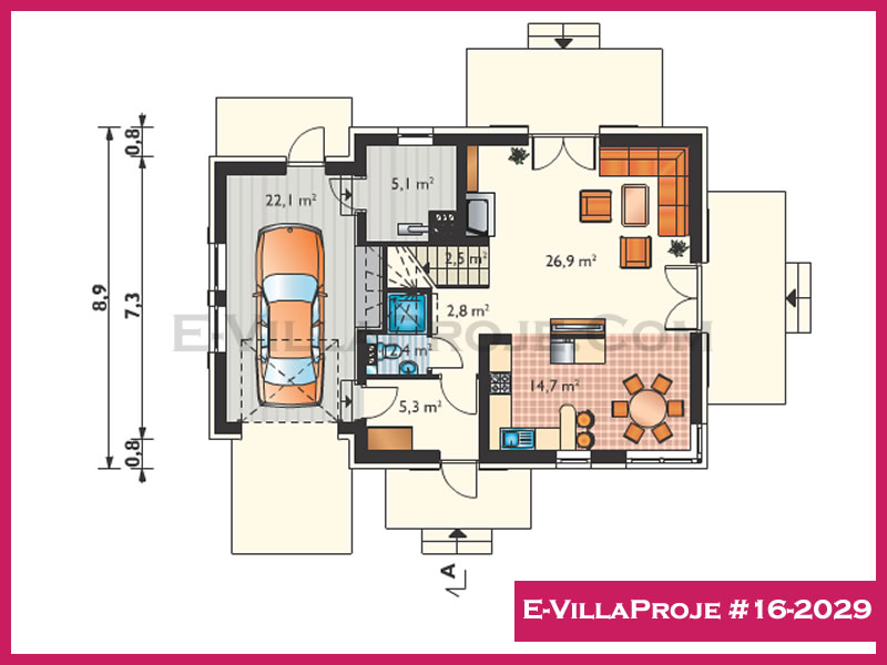 Gazbeton Çelik Ev 174 m² Dubleks (4+1) - Görsel 2