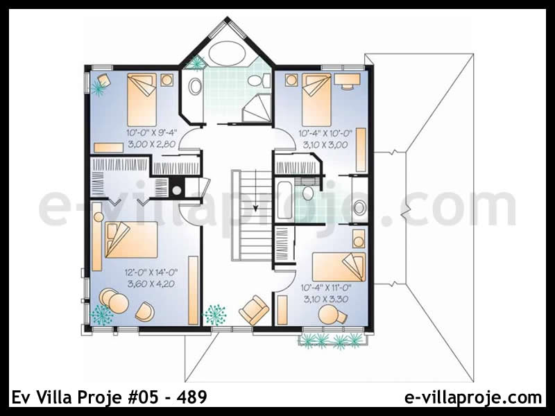 Gazbeton Çelik Ev 175 m² Dubleks (4+1) - Görsel 3