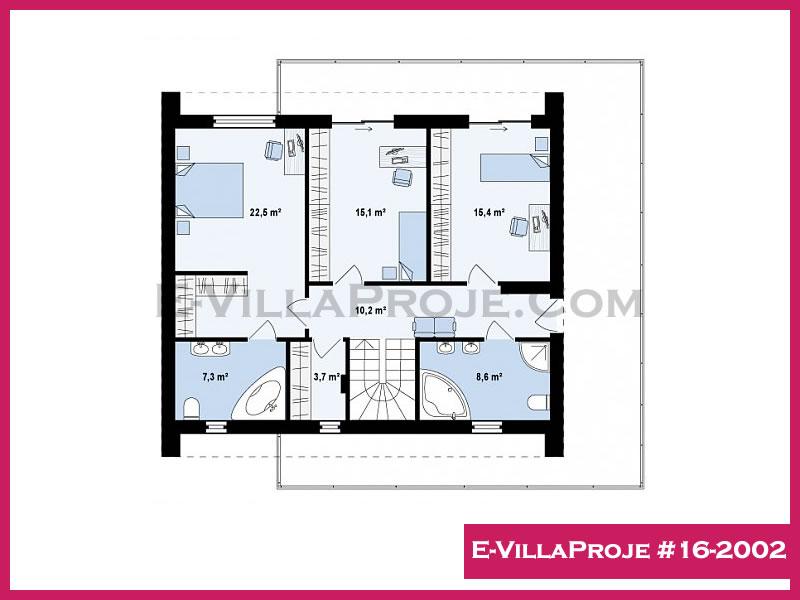 Gazbeton Çelik Ev 175 m² Dubleks (4+1) - Görsel 3