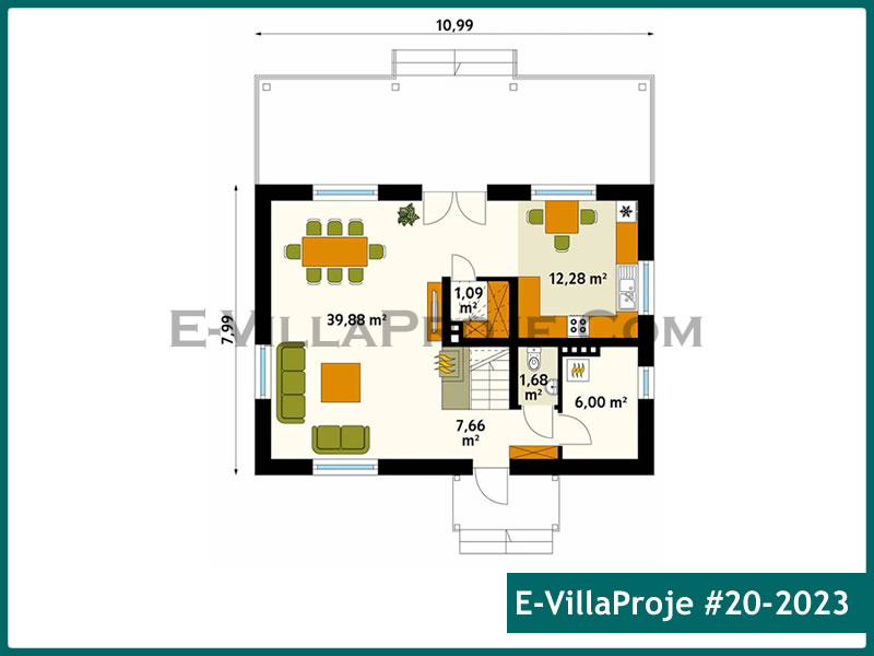 Gazbeton Çelik Ev 176 m² Dubleks (4+1) - Görsel 2