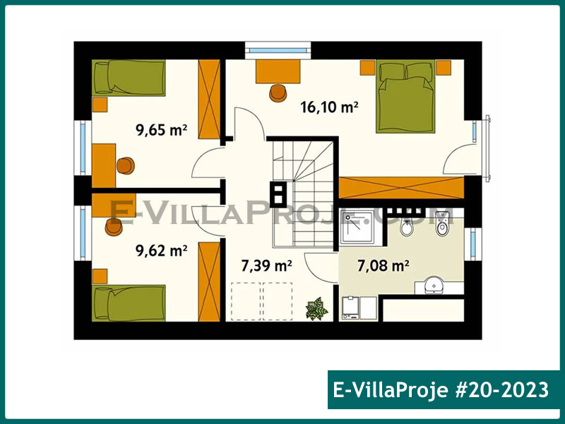 Gazbeton Çelik Ev 176 m² Dubleks (4+1) - Görsel 3