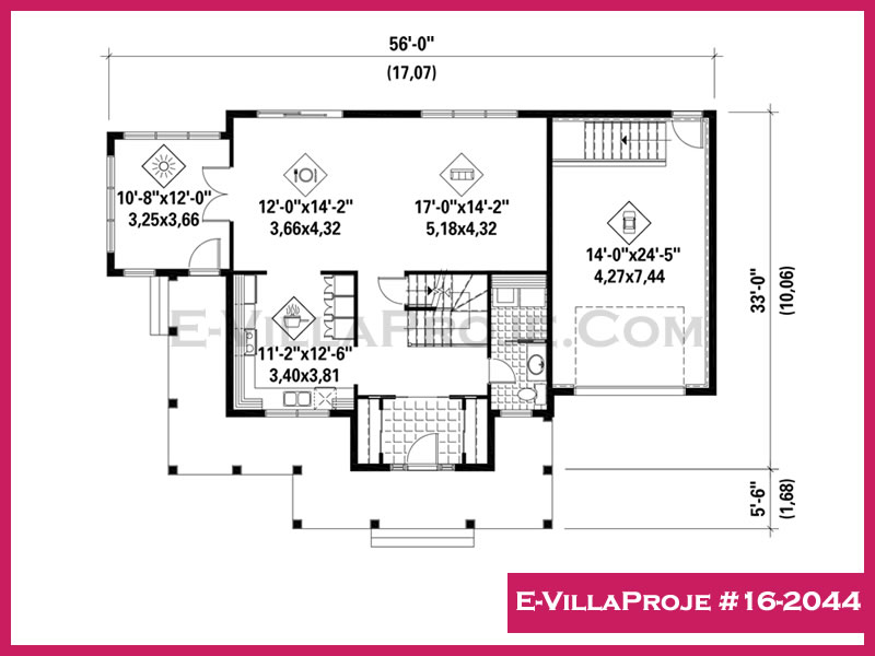 Gazbeton Çelik Ev 176 m² Dubleks (4+1) - Görsel 2