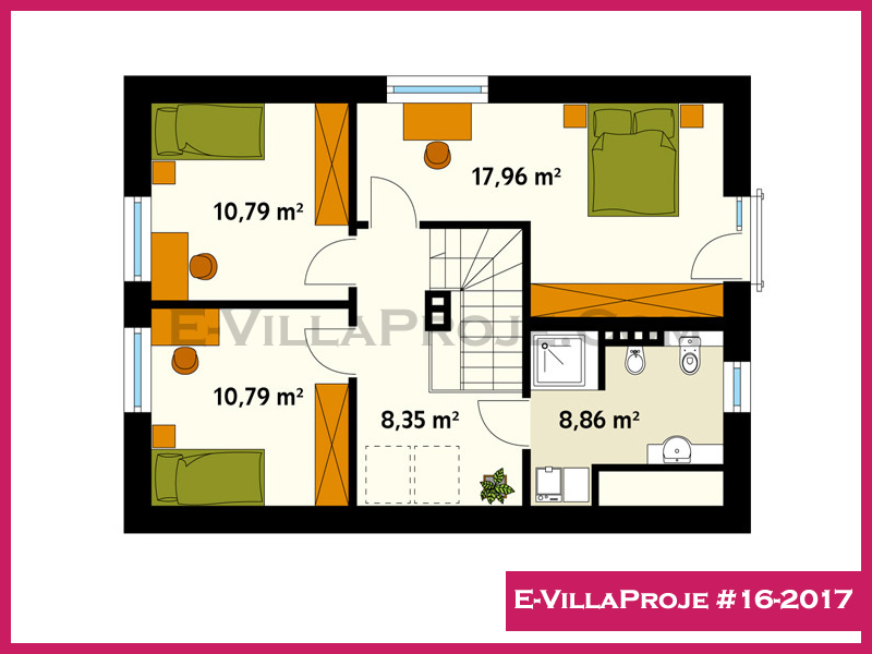Gazbeton Çelik Ev 176 m² Tek Katlı (4+1) - Görsel 3