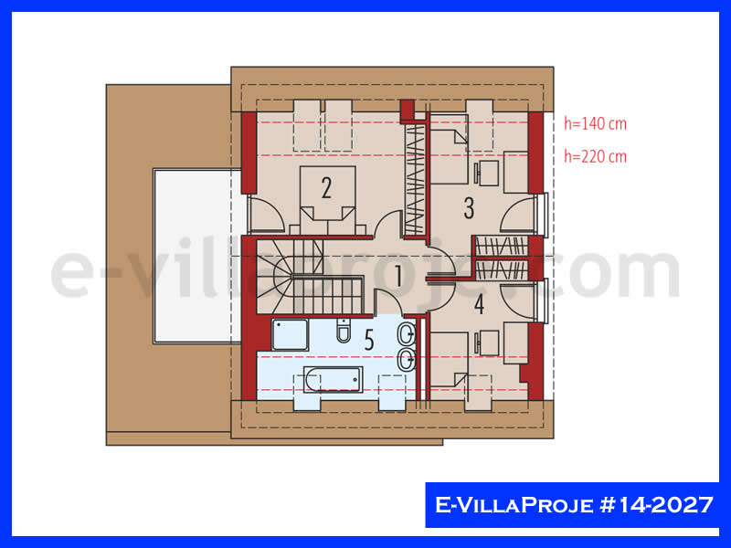 Gazbeton Çelik Ev 177 m² Dubleks (4+1) - Görsel 3