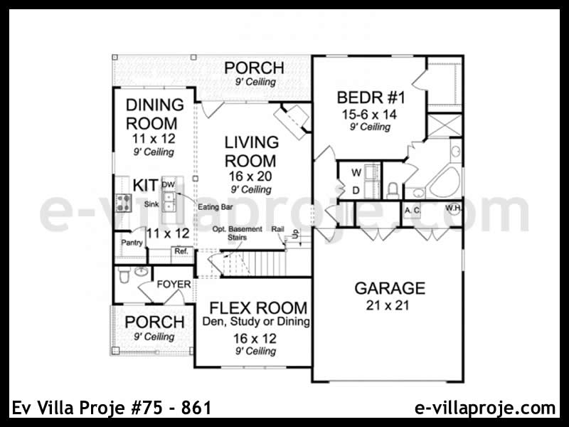 Gazbeton Çelik Ev 177 m² Tek Katlı (4+1) - Görsel 2