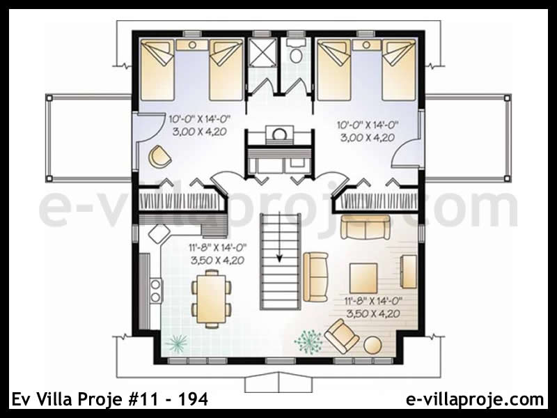 Gazbeton Çelik Ev 178 m² Dubleks (4+1) - Görsel 2