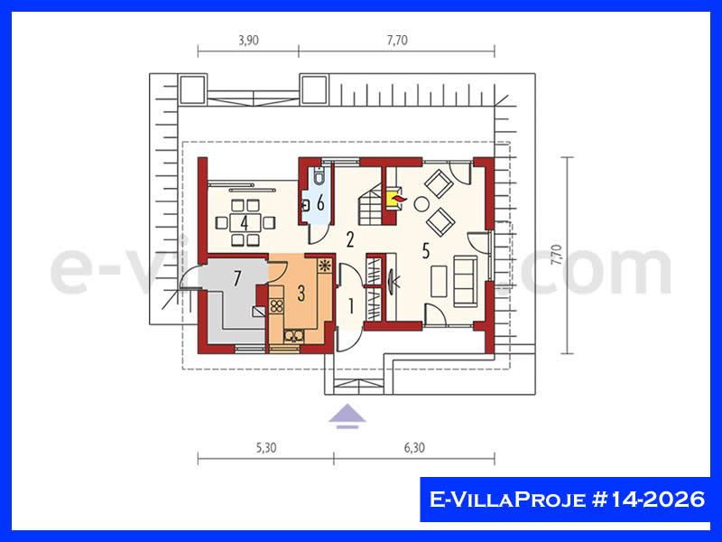 Gazbeton Çelik Ev 179 m² Dubleks (4+1) - Görsel 2