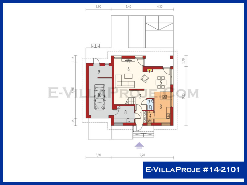 Gazbeton Çelik Ev 179 m² Dubleks (4+1) - Görsel 2