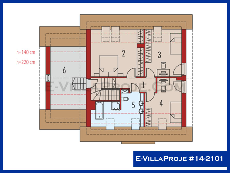 Gazbeton Çelik Ev 179 m² Dubleks (4+1) - Görsel 3