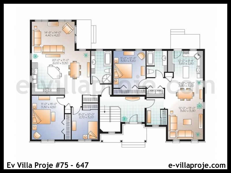 Gazbeton Çelik Ev 179 m² Tek Katlı (4+1) - Görsel 2