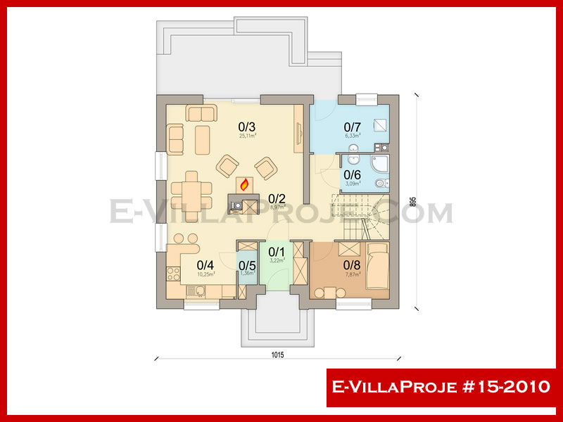 Gazbeton Çelik Ev 180 m² Dubleks (5+1) - Görsel 2
