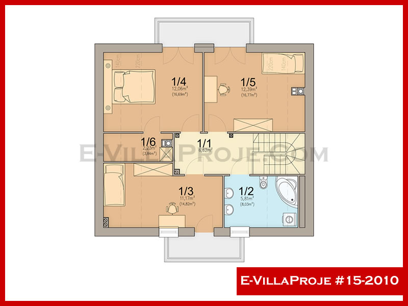 Gazbeton Çelik Ev 180 m² Dubleks (5+1) - Görsel 3