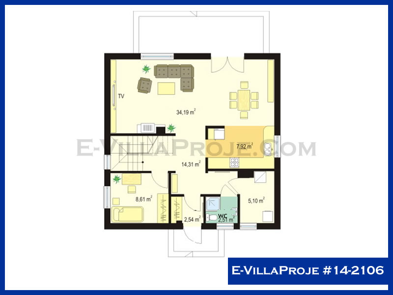 Gazbeton Çelik Ev 181 m² Dubleks (5+1) - Görsel 2
