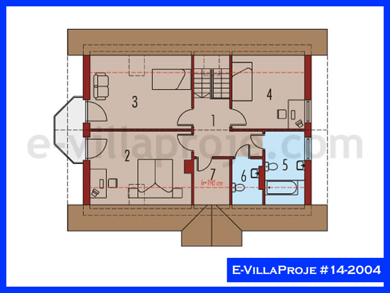 Gazbeton Çelik Ev 181 m² Dubleks (5+1) - Görsel 3