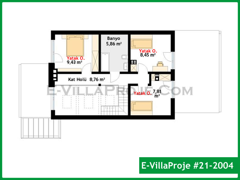 Gazbeton Çelik Ev 183 m² Dubleks (5+1) - Görsel 3