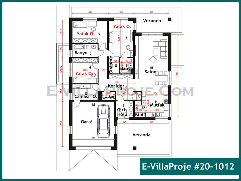 Gazbeton Çelik Ev 183 m² Tek Katlı (5+1) - Görsel 2