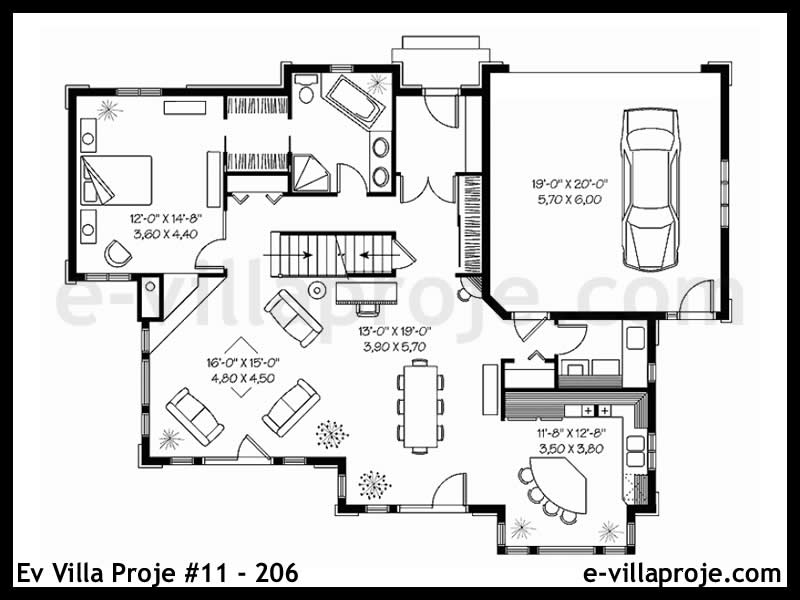 Gazbeton Çelik Ev 184 m² Dubleks (5+1) - Görsel 2