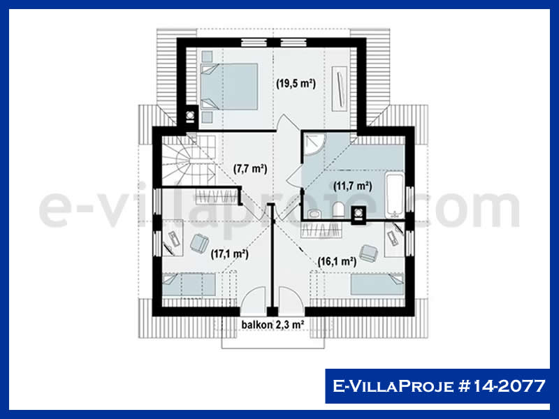 Gazbeton Çelik Ev 184 m² Dubleks (5+1) - Görsel 3