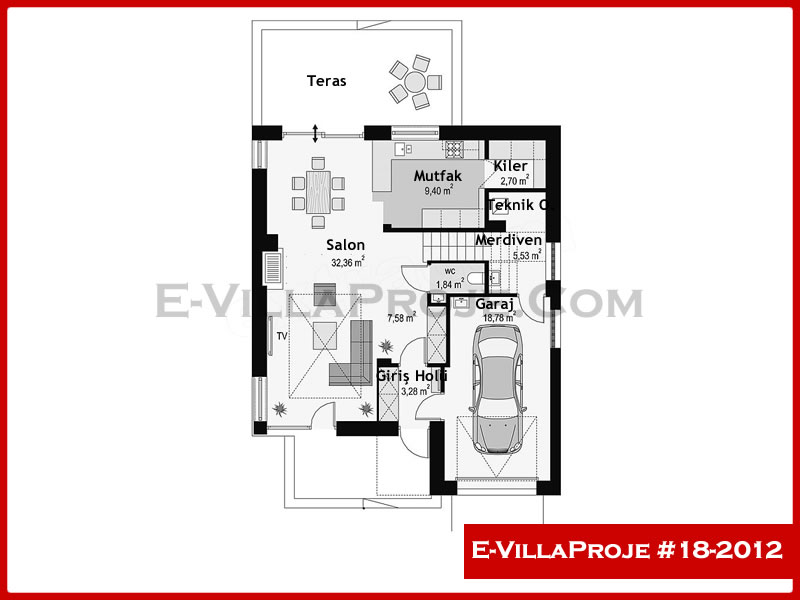 Gazbeton Çelik Ev 184 m² Dubleks (5+1) - Görsel 2