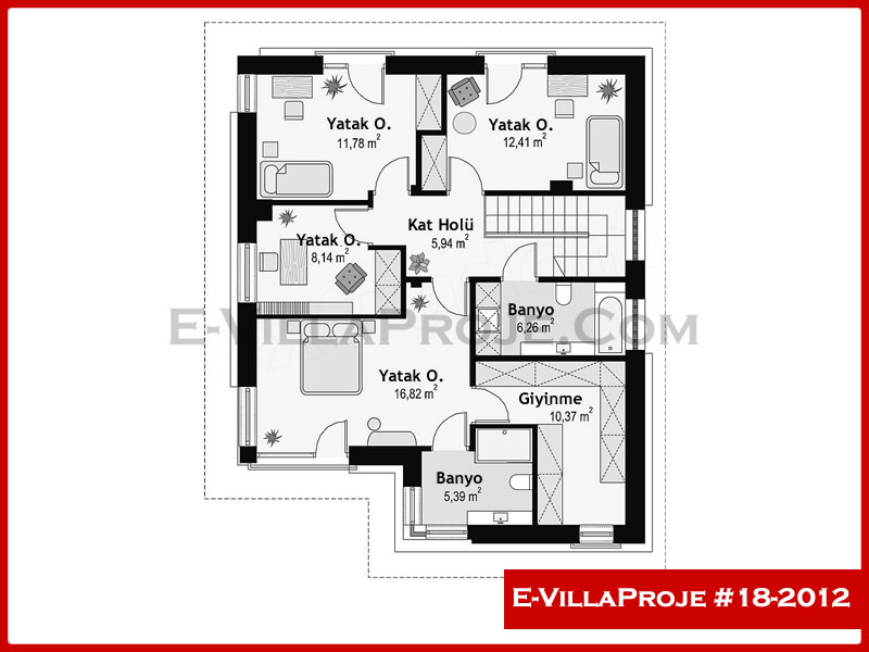 Gazbeton Çelik Ev 184 m² Dubleks (5+1) - Görsel 3