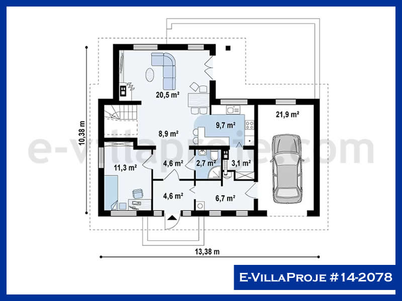 Gazbeton Çelik Ev 184 m² Dubleks (5+1) - Görsel 2
