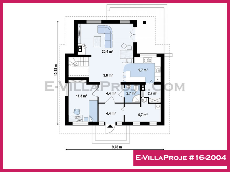 Gazbeton Çelik Ev 185 m² Dubleks (5+1) - Görsel 2