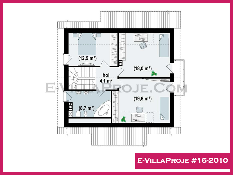 Gazbeton Çelik Ev 185 m² Dubleks (5+1) - Görsel 3