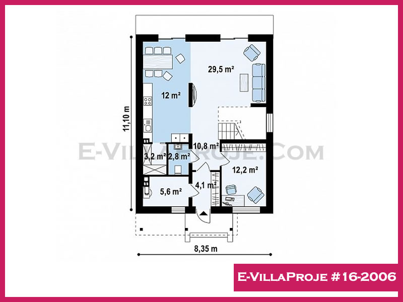 Gazbeton Çelik Ev 185 m² Dubleks (5+1) - Görsel 2