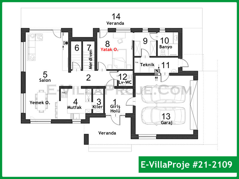 Gazbeton Çelik Ev 187 m² Dubleks (5+1) - Görsel 2